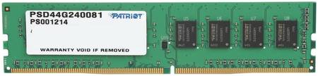 Patriot Memory Оперативная память Patriot 4Gb DDR4 2400MHz (PSD44G240081) Signature Line
