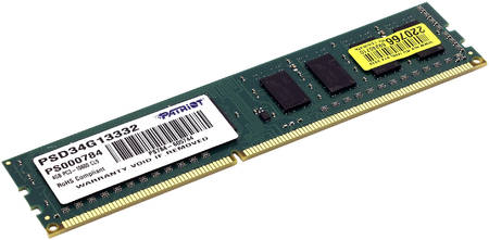 Patriot Memory Оперативная память Patriot Signature Series 4Gb DDR-III 1333MHz (PSD34G13332) Signature Line 965844444199565