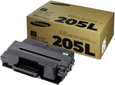 Картридж для лазерного принтера Samsung MLT-D205L, черный, оригинал 965844444199587