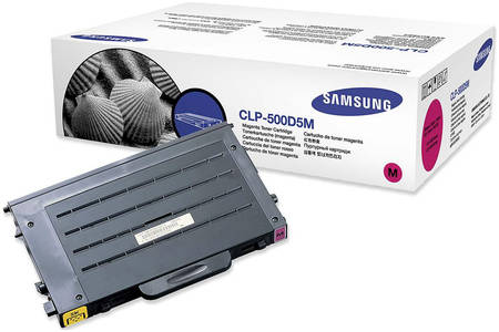Картридж для лазерного принтера Samsung CLP-500D5M, пурпурный, оригинал