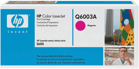 Картридж для лазерного принтера HP 124A (Q6003A) пурпурный, оригинал 965844444199872