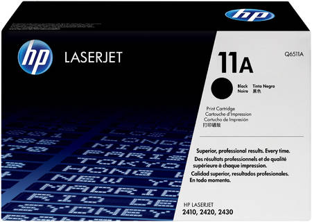 Картридж для лазерного принтера HP 11A (Q6511A) черный, оригинал 965844444199887