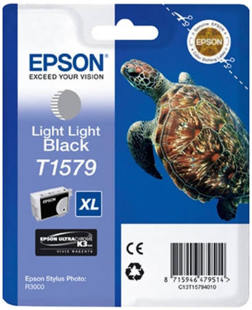 Картридж для струйного принтера Epson C13T15794010, серый, оригинал 965844444199972