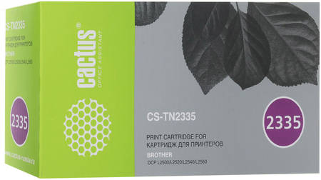 Картридж Cactus CS-TN2335 черный (CS-TN2335) 965844444246420