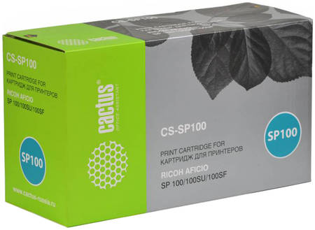Тонер-картридж для лазерного принтера CACTUS CS-SP100 черный, совместимый 965844444246443
