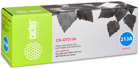 Тонер-картридж для лазерного принтера CACTUS CS-CF213A пурпурный, совместимый