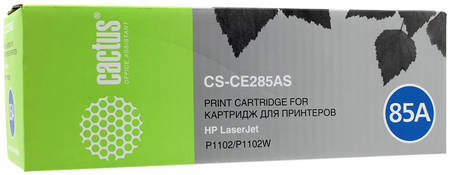 Картридж лазерный Cactus CS-CE285AS, черный (CS-CE285AS) 965844444248134