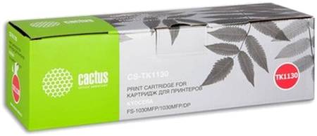 Тонер-картридж для лазерного принтера CACTUS CS-TK1130 черный, совместимый 965844444248514
