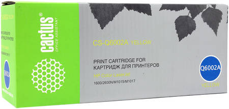 Тонер-картридж для лазерного принтера CACTUS CS-Q6002A , совместимый
