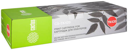 Тонер-картридж для лазерного принтера CACTUS CS-TK420 черный, совместимый 965844444248585
