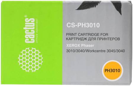 Тонер-картридж для лазерного принтера CACTUS CS-PH3010 черный, совместимый 965844444248936