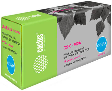 Тонер-картридж для лазерного принтера CACTUS CS-CF363A пурпурный, совместимый 965844444248941