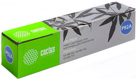 Тонер-картридж для лазерного принтера CACTUS CS-P92A черный, совместимый 965844444248975