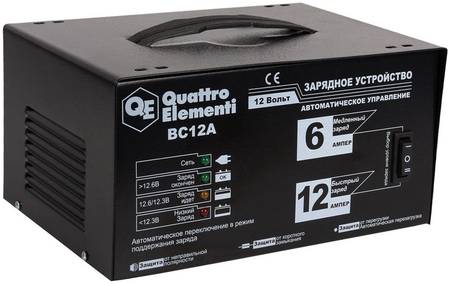 Зарядное устройство для АКБ QUATTRO ELEMENTI 770-131 зарядное устройство для АКБ 770-131 965844444249822