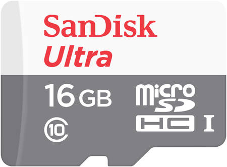 Карта памяти SanDisk Micro SDHC Ultra SDSQUNB-016G-GN3MA 16GB 965844444259230
