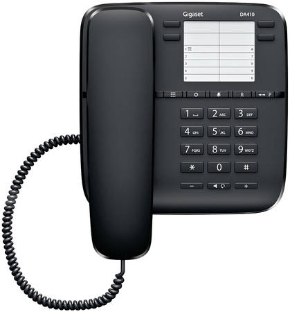 Проводной телефон Gigaset DA410 черный 965844444259445