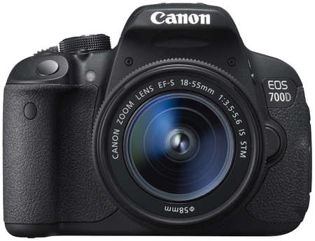 Фотоаппарат цифровой зеркальный Canon EOS 700D Kit 18-55 IS STM Black 965844444415990