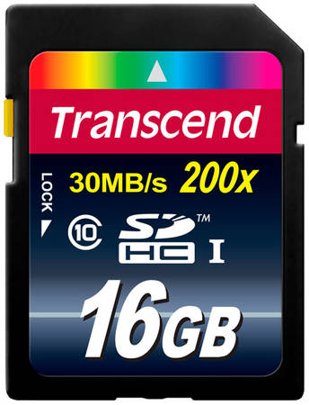 Карта памяти Transcend SDHC TS16GSDHC10 16GB