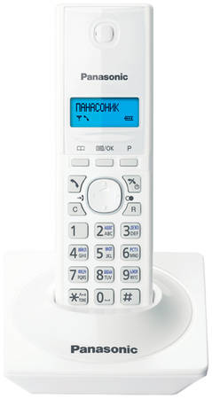 DECT телефон Panasonic KX-TG1711RUW белый 965844444421917