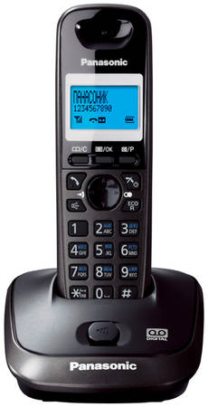 DECT телефон Panasonic KX-TG2521RUT черный, серый 965844444421960