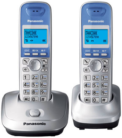 DECT телефон Panasonic KX-TG2512RUS серебристый 965844444421961