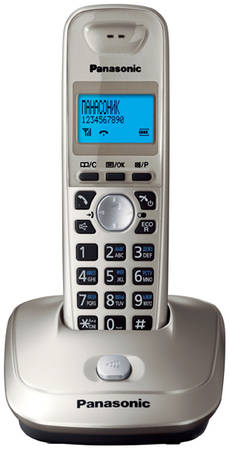 DECT телефон Panasonic KX-TG2511RUN золотистый 965844444421987
