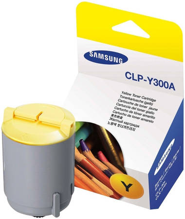 Картридж для лазерного принтера Samsung CLP-Y300A, желтый, оригинал 965844444423266