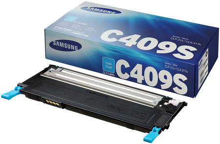 Картридж для лазерного принтера Samsung CLT-C409S, голубой, оригинал 965844444423274
