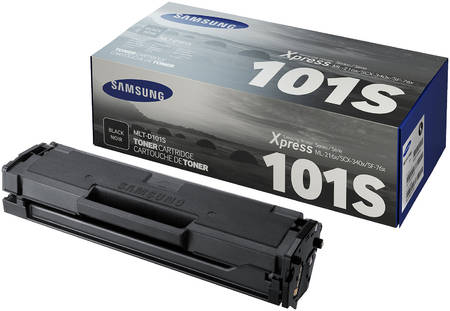 Картридж для лазерного принтера Samsung MLT-D101S, черный, оригинал 965844444423639