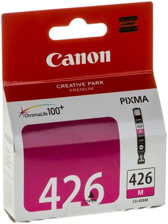 Картридж для струйного принтера Canon CLI-426M пурпурный, оригинал 965844444424413