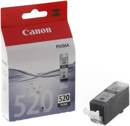Картридж для струйного принтера Canon PGI-520BK черный, оригинал 965844444424420