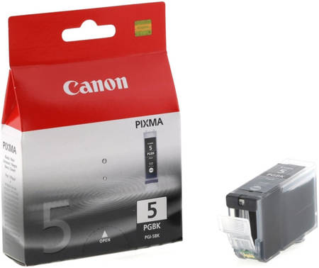 Картридж для струйного принтера Canon PGI-5 BK черный, оригинал 965844444424471