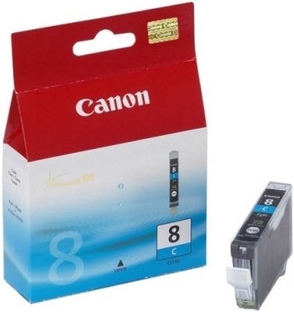 Картридж для струйного принтера Canon CLI-8C голубой, оригинал 965844444424472