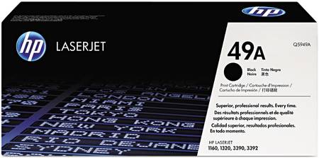 Картридж для лазерного принтера HP 49A (Q5949 A) черный, оригинал 49A (Q5949A) 965844444426636