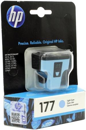 Картридж для струйного принтера HP 177 (C8774HE) голубой, оригинал 965844444426652