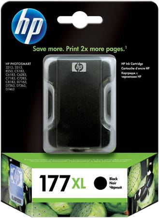Картридж для струйного принтера HP 177XL (C8719HE) черный, оригинал 965844444426658