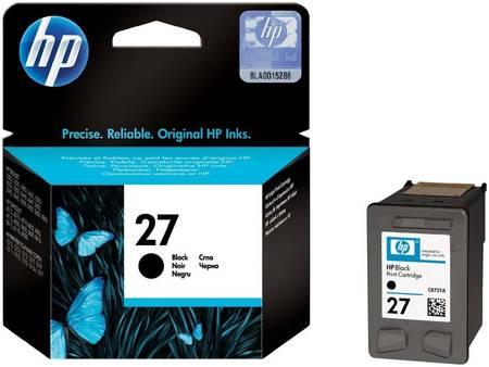 Картридж для струйного принтера HP 27 (C8727AE) черный, оригинал 965844444426742