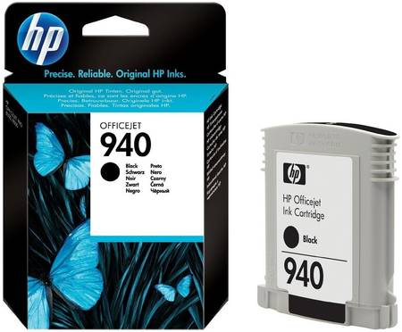 Картридж для струйного принтера HP 940 (C4902AE) черный, оригинал 965844444426769