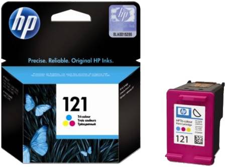 Картридж для струйного принтера HP 121 (CC643HE) цветной, оригинал 965844444426782