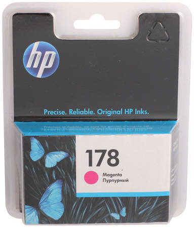 Картридж для струйного принтера HP 178 (CB319HE) пурпурный, оригинал CB319HE 301 (№178) 965844444426820