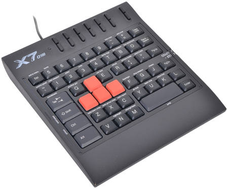 Проводной игровой блок A4Tech X7-G100 Black (G100) 965844444436441