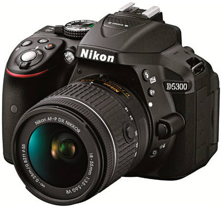 Фотоаппарат зеркальный Nikon D5300 18-55mm VR AF-P Black 965844444445565