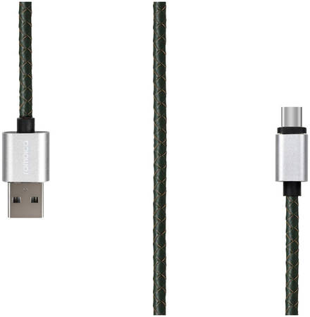 Кабель Rombica Digital CL-01, USB 2.0 Type-C, 1 м, зеленый (CB-CL01) 965844444457441