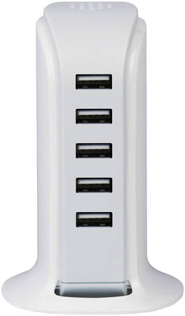 Сетевое зарядное устройство Rombica NEO ZQ6, 5 USB, 2 A