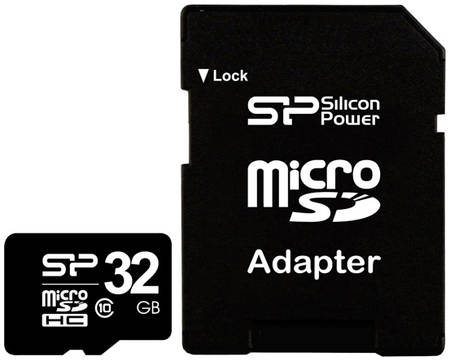 Карта памяти Silicon Power Micro SDHC SP032GBSTH010V10-SP 32GB