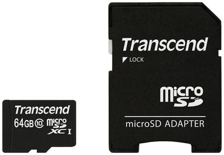 Карта памяти Transcend Micro SDXC Premium TS64GUSDXC10 64GB 965844444462037