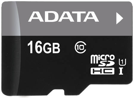 Карта памяти ADATA Micro SDHC Premier AUSDH16GUICL10-R 16GB