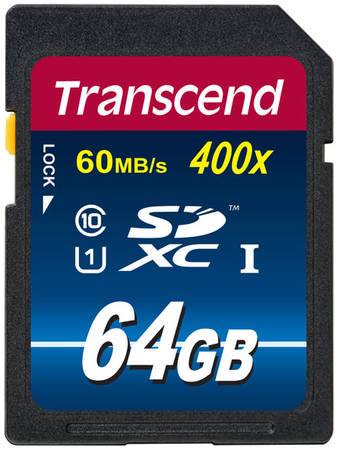 Карта памяти Transcend SDHC TS64GSDU1 64GB 965844444462155