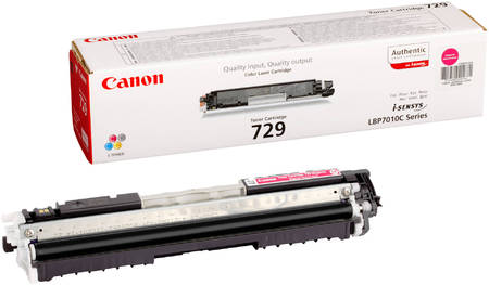 Картридж для лазерного принтера Canon 729 M пурпурный, оригинал 729M 965844444463321