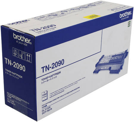Картридж для лазерного принтера Brother TN-2090, черный, оригинал 965844444463361